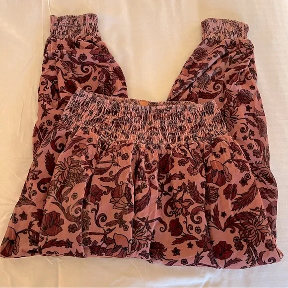 Free People Pink Patterned Pants - Picture 5 of 6
